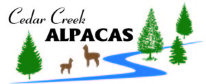 Cedar Creek Alpacas logo color
